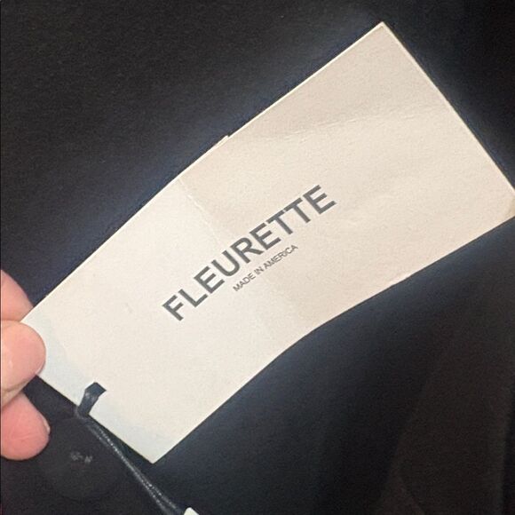 NWT Fleurette Stand Collar Wool Coat $1098 - Picture 5 of 6